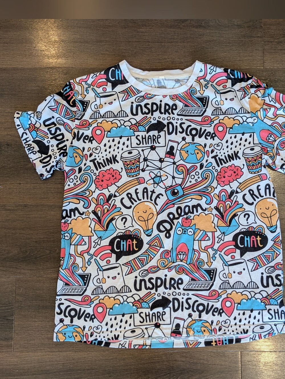 Shein sz. XL cartoon print t-shirt
